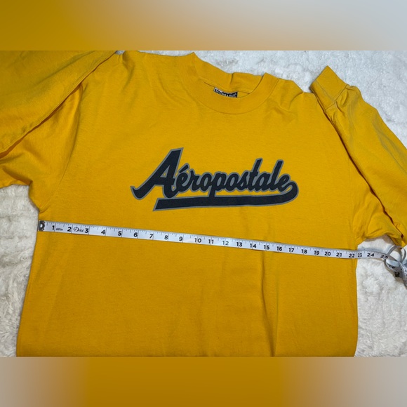 Vintage Aeropostale size large gold long sleeve tee - Picture 5 of 6